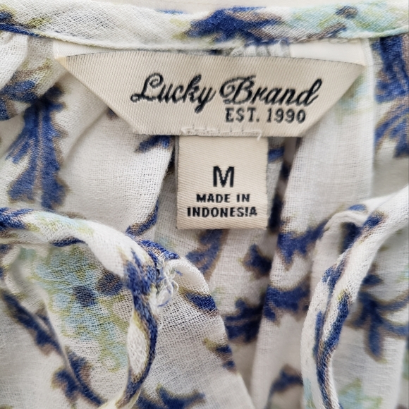 Lucky brand blouse, M - Picture 2 of 8